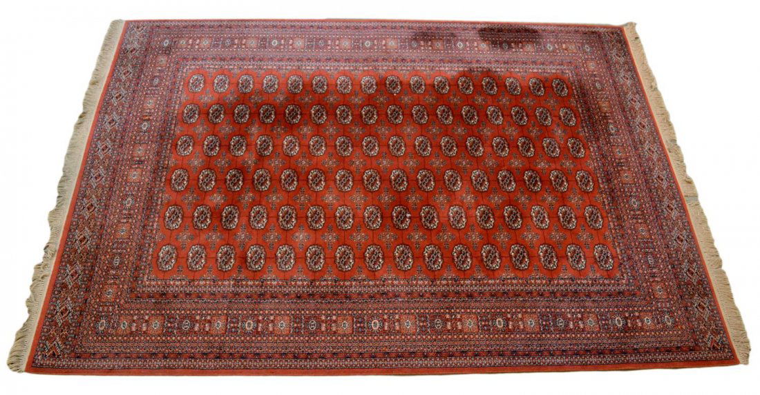 108 KARASTAN BOKHARA PATTERN WOOL RUG