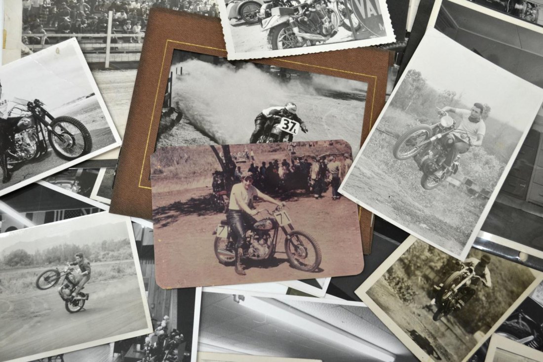 HUGE LOT MOTORCYCLE PHOTOGRAPHY, 1950, MILITARY - 3
