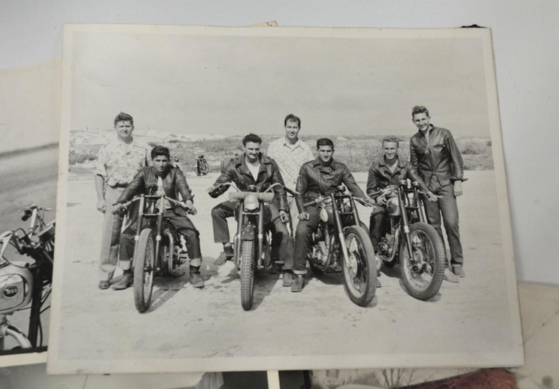 HUGE LOT MOTORCYCLE PHOTOGRAPHY, 1950, MILITARY - 4