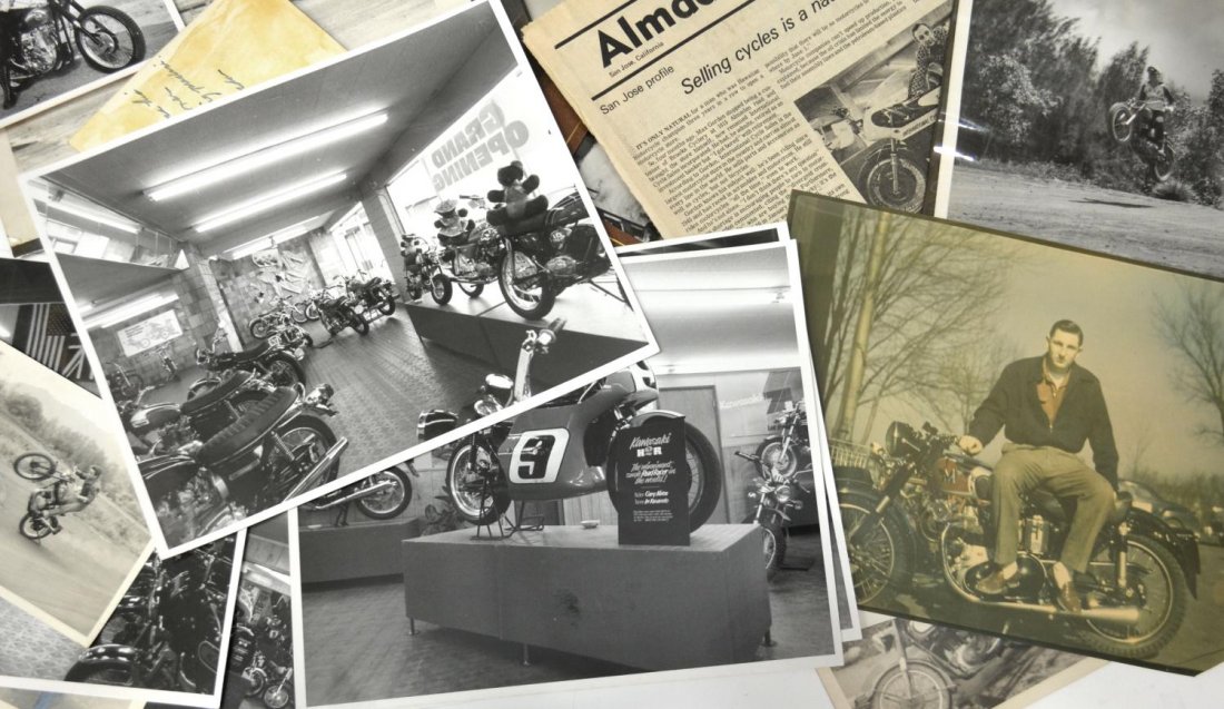 HUGE LOT MOTORCYCLE PHOTOGRAPHY, 1950, MILITARY - 6