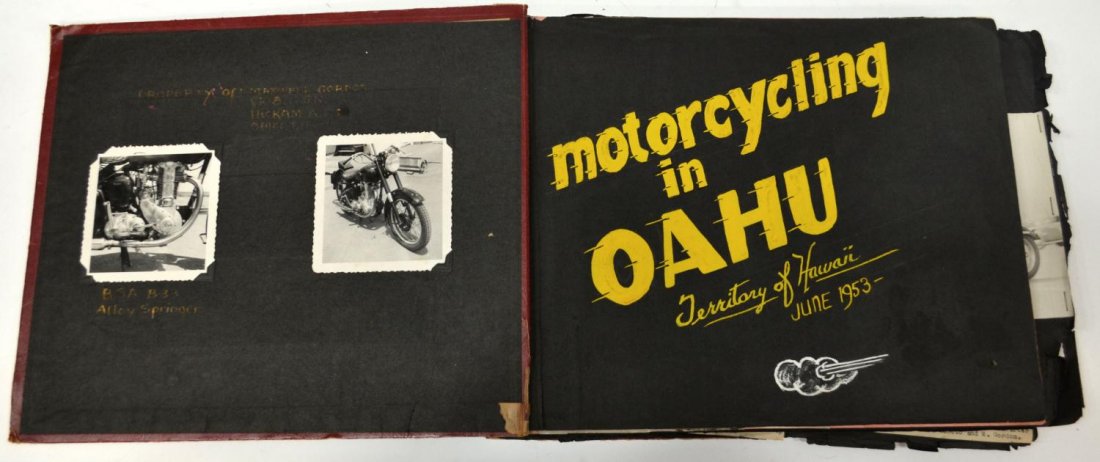 HUGE LOT MOTORCYCLE PHOTOGRAPHY, 1950, MILITARY - 8