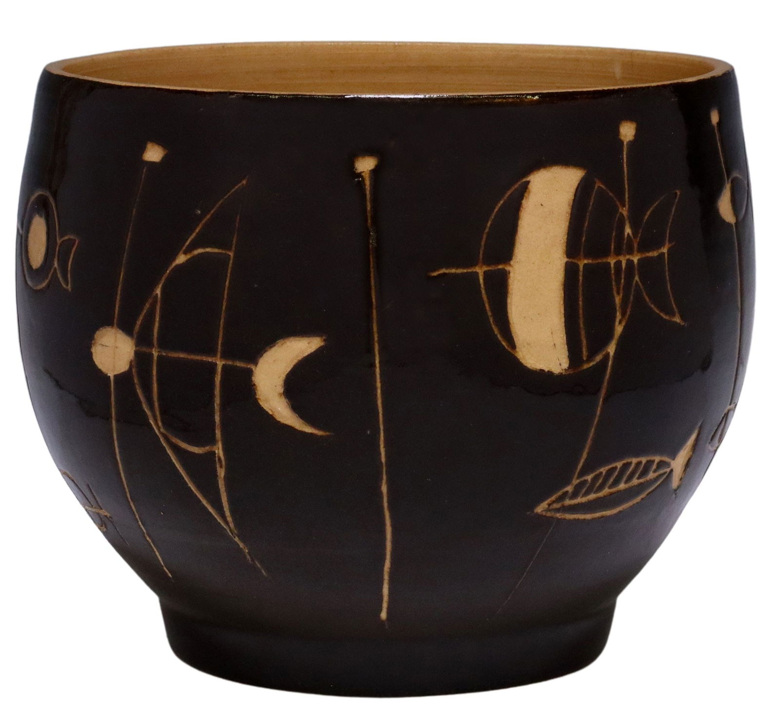 PAUL HATGIL (TX 1921-2020) ART POTTERY VASE, 1951 (1 of 4)