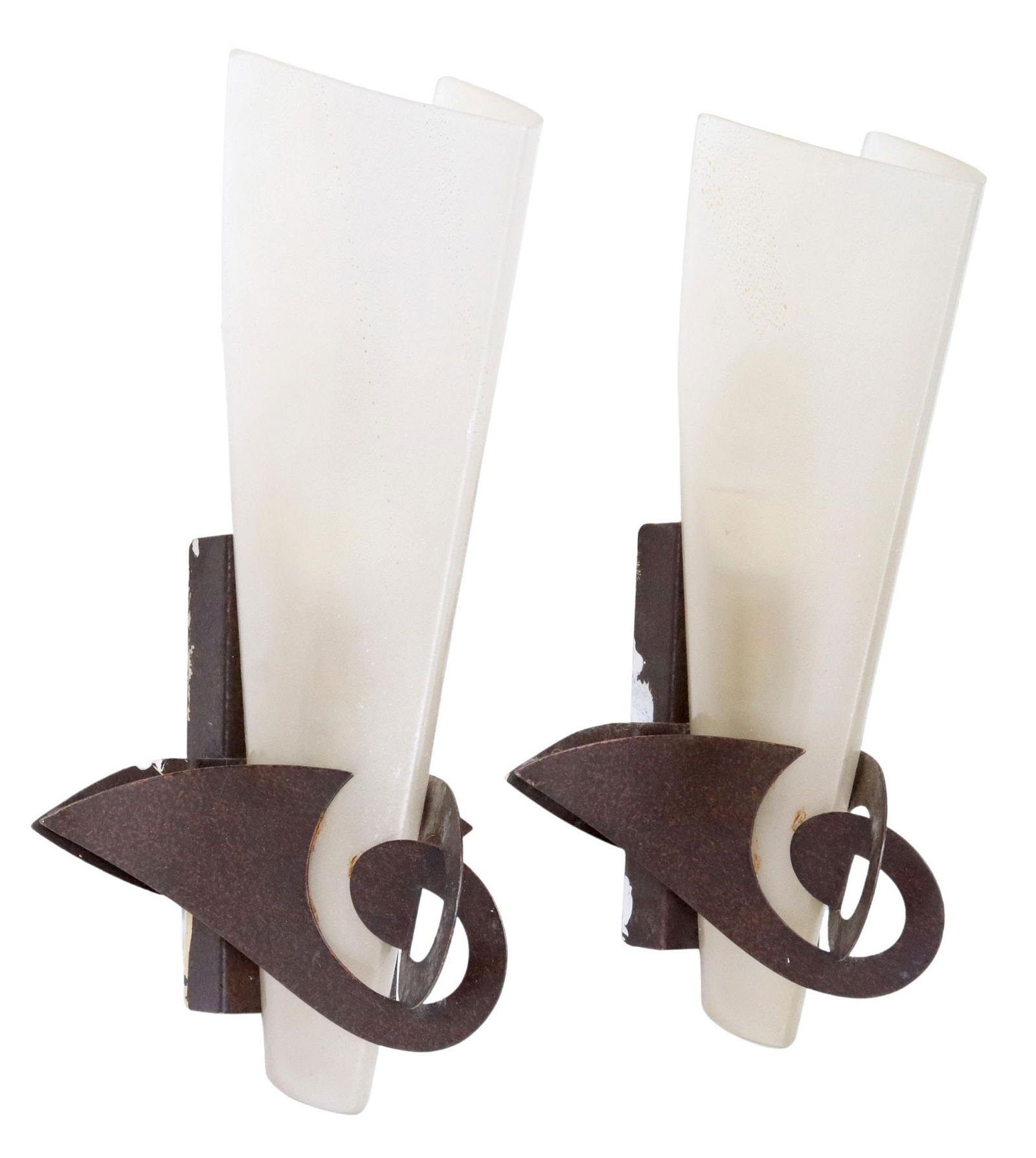 (2) ITALIAN TERZANI 'PHANTOM' ART GLASS SCONCES (1 of 3)