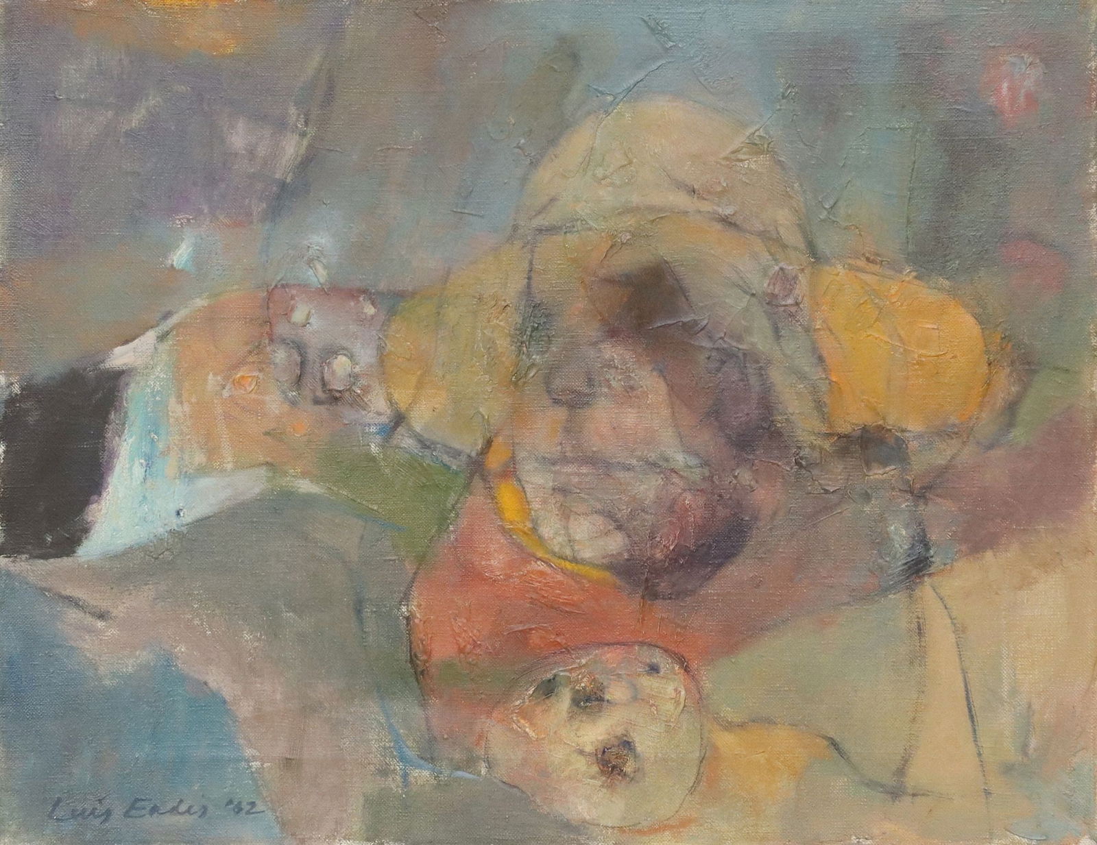 LUIS EADES (D.2014) 'VENTRILOQUIST IN YELLOW HAT' (1 of 4)