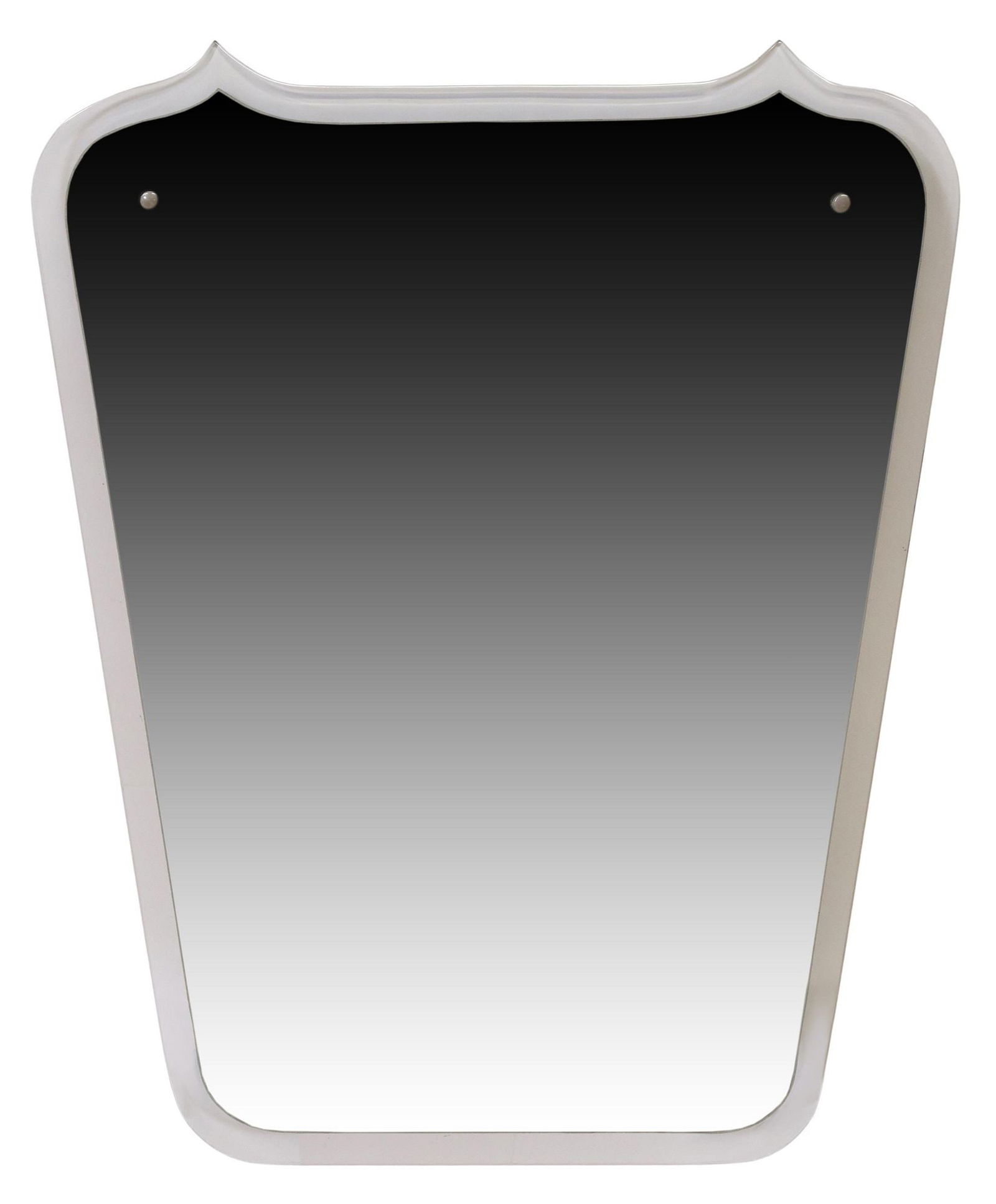 ITALIAN MID-CENTURY MODERN GLASS FRAMED MIRROR (1 of 3)