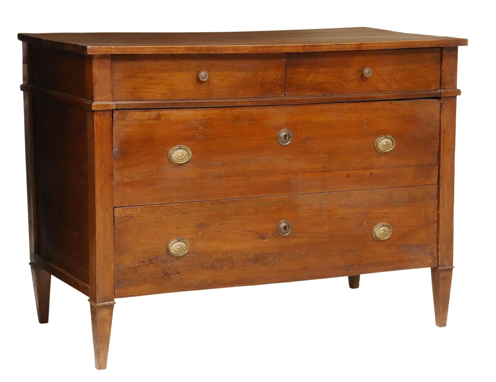 ITALIAN NEOCLASSICAL FOUR-DRAWER COMMODE, 18TH C. (1 of 5)