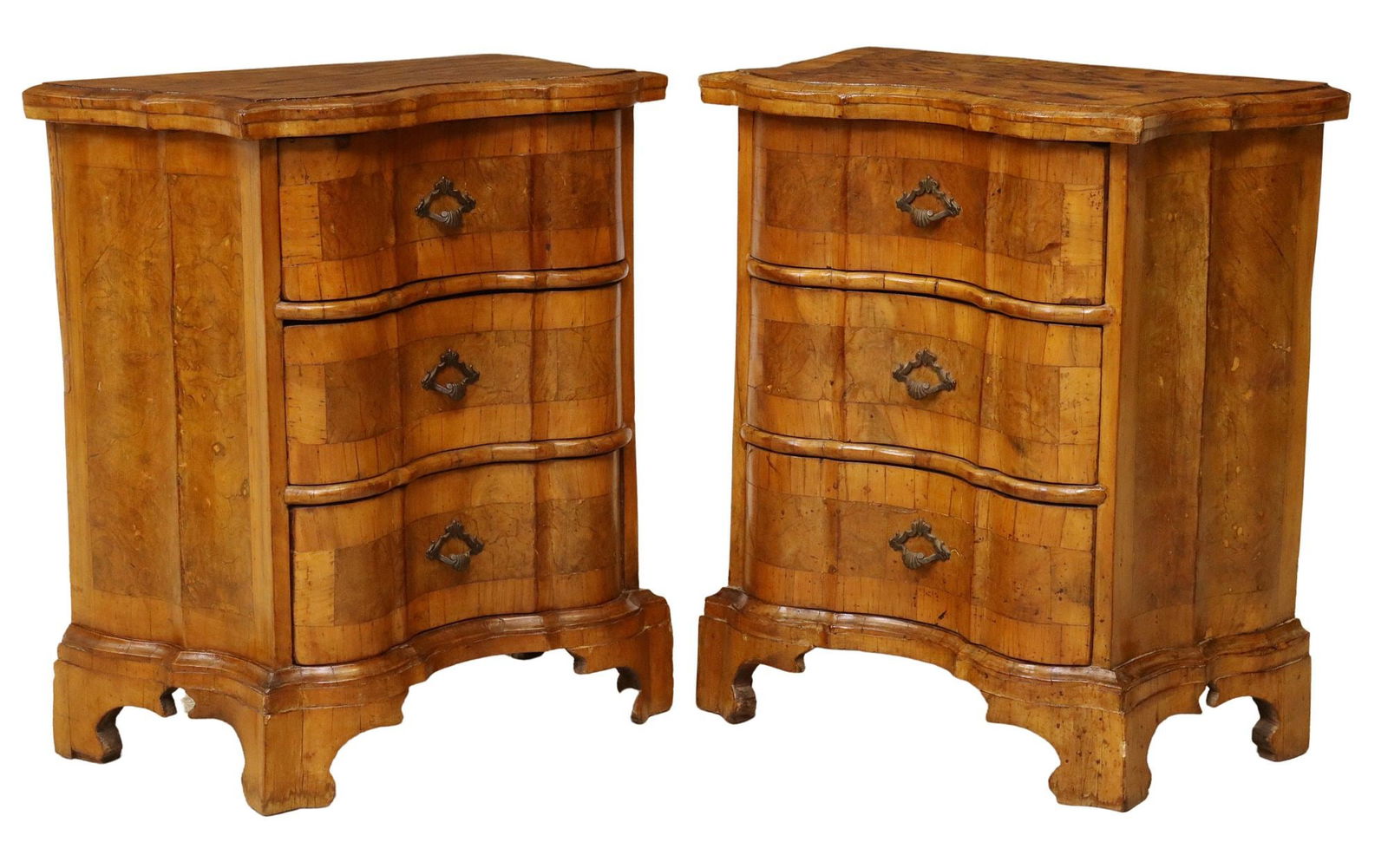 (2) ITALIAN BAROQUE STYLE BEDSIDE CABINETS (1 of 5)