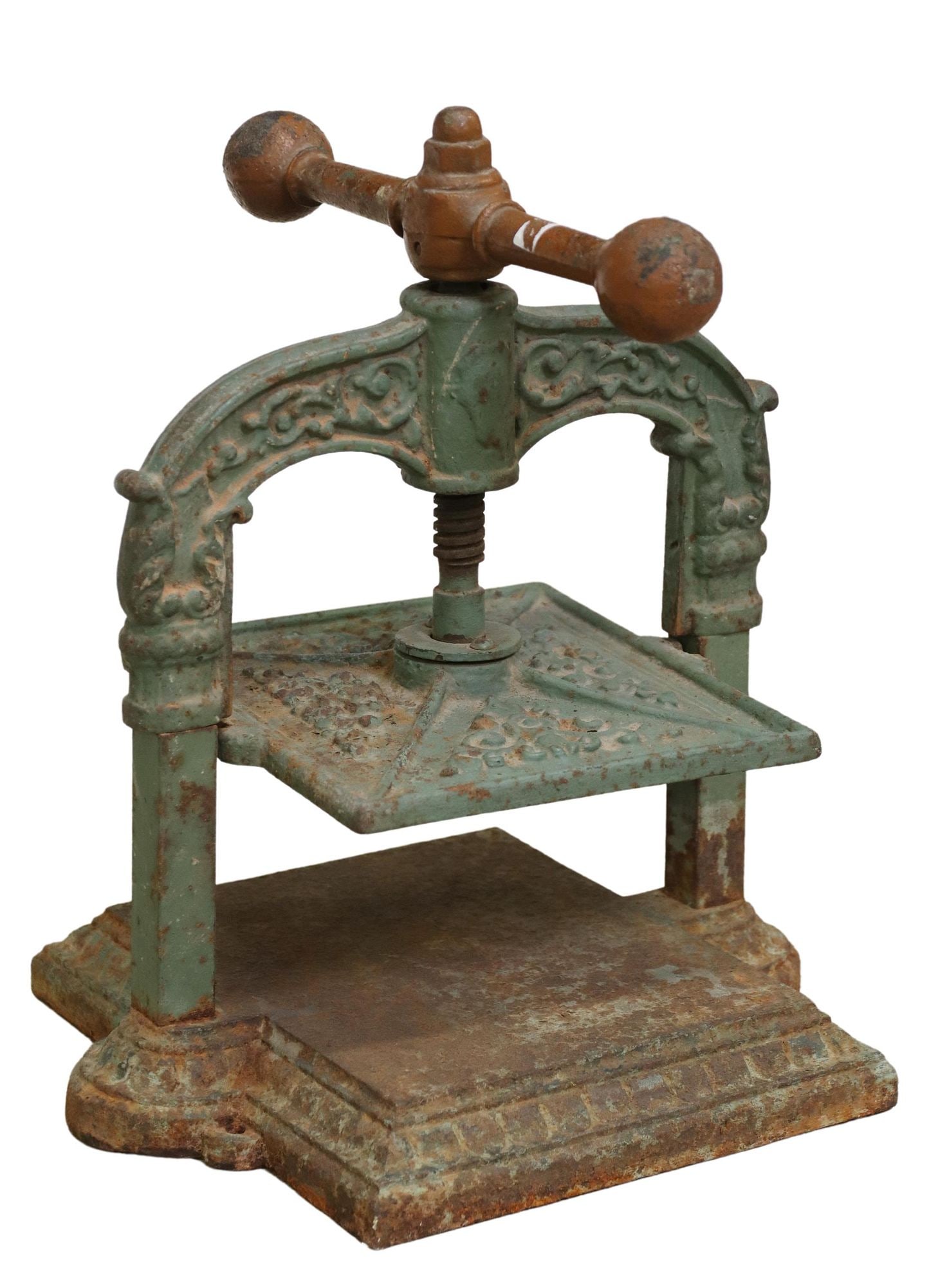 ANTIQUE CAST IRON BOOK PRESS (1 of 3)