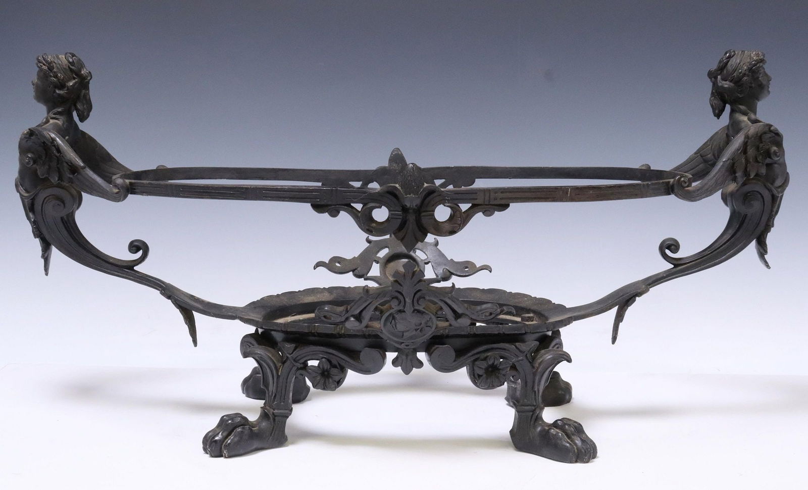 ITALIAN RENAISSANCE REVIVAL STYLE METAL PLANTER (1 of 4)