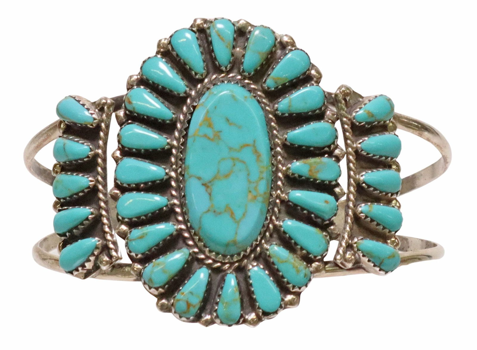 WILBERT BENALLY NAVAJO STERLING CUFF BRACELET (1 of 5)