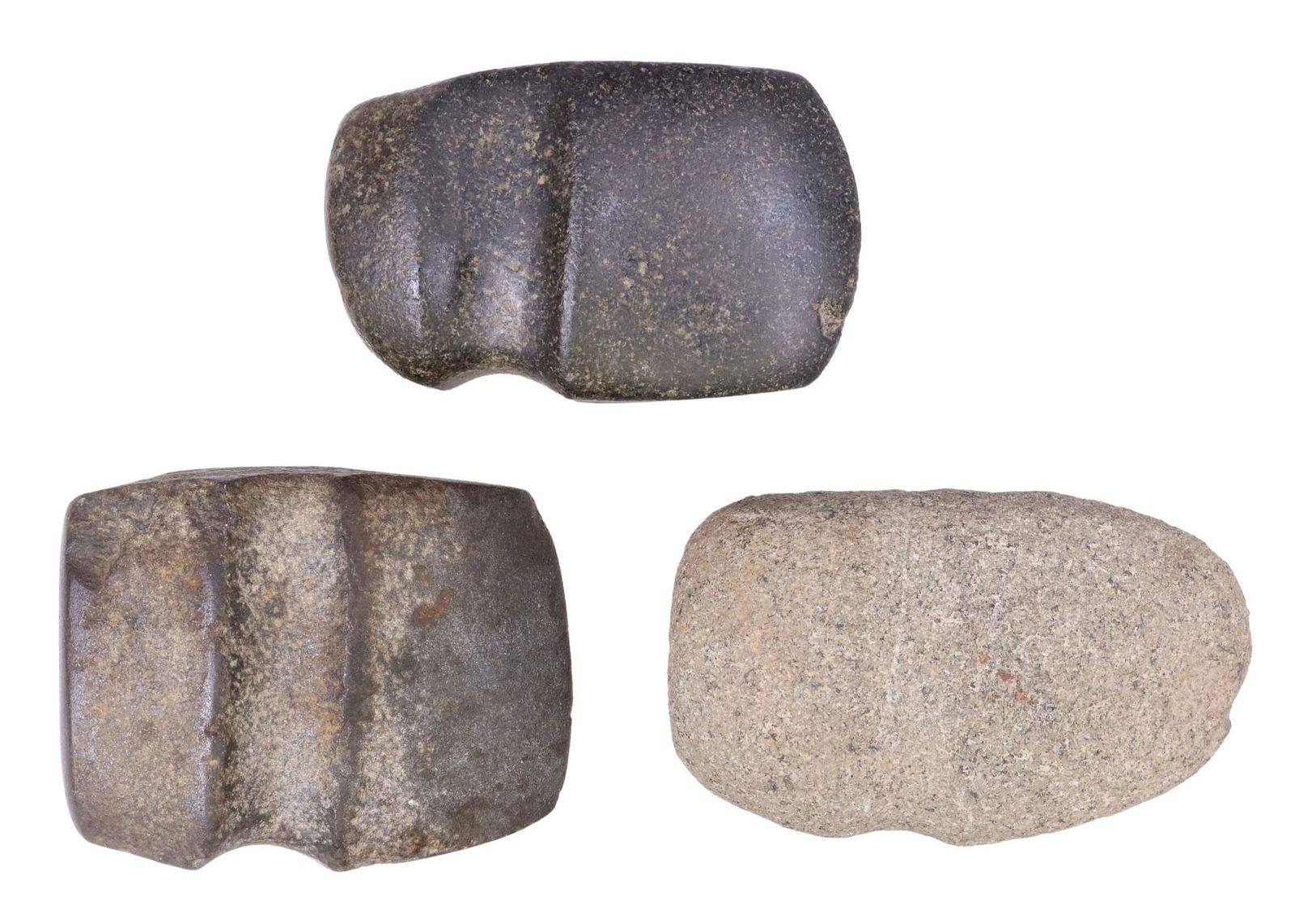 (3) STONE AXE HEADS (1 of 3)