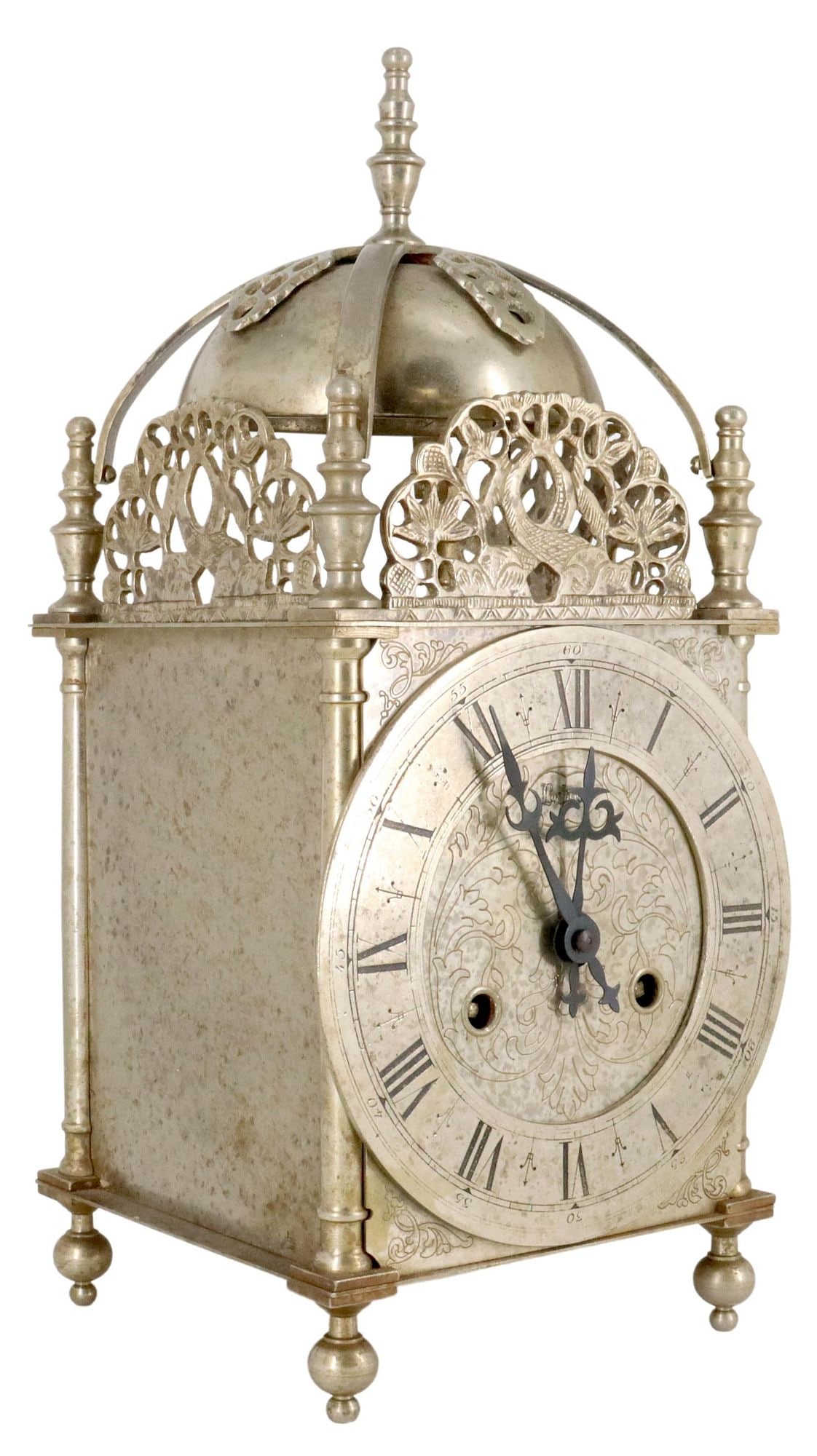 Bulova English Style Metal Lantern Clock Auction