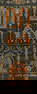 REVERSE PAINTED & LEADED GLASS RELIGIOUS PANEL