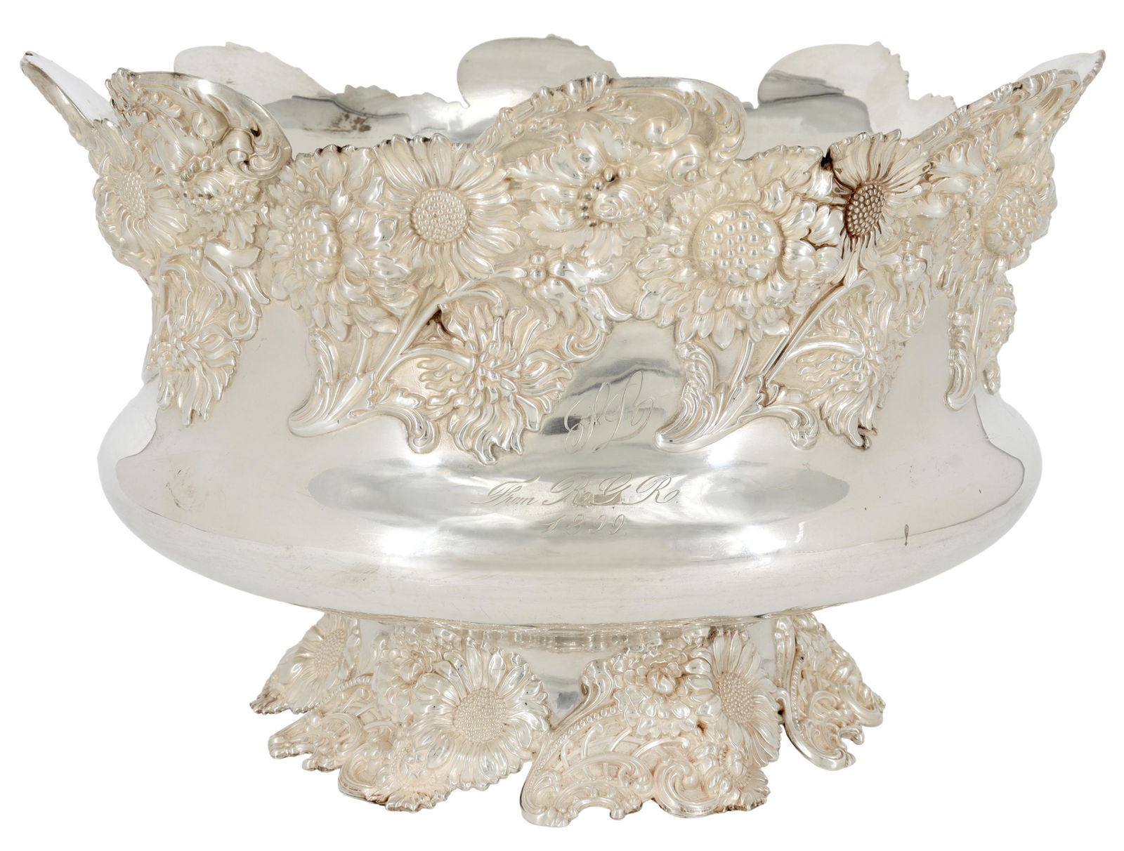 DOMINICK & HAFF STERLING SILVER PUNCH BOWL (1 of 6)