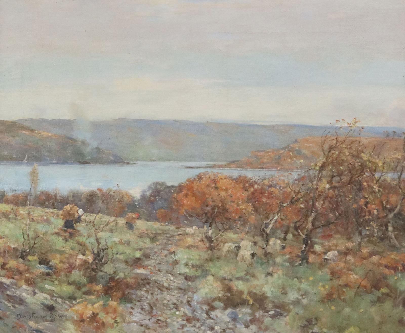 DAVID FULTON (D.1930) SCOTTISH LANDSCAPE EXHIBITED (1 of 4)