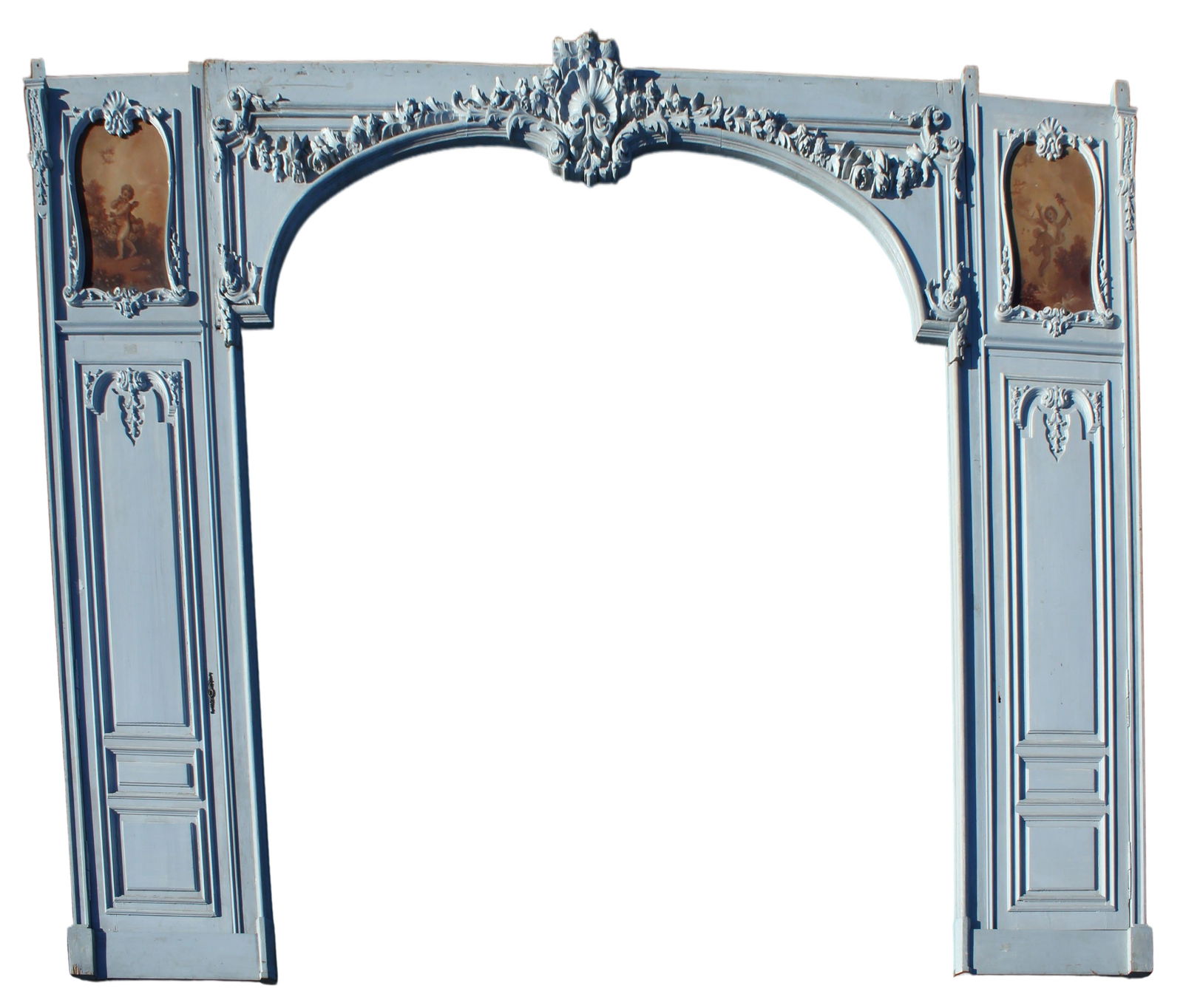 ARCHITECTURAL REGENCE STYLE PAINTED DOOR SURROUND (1 of 5)