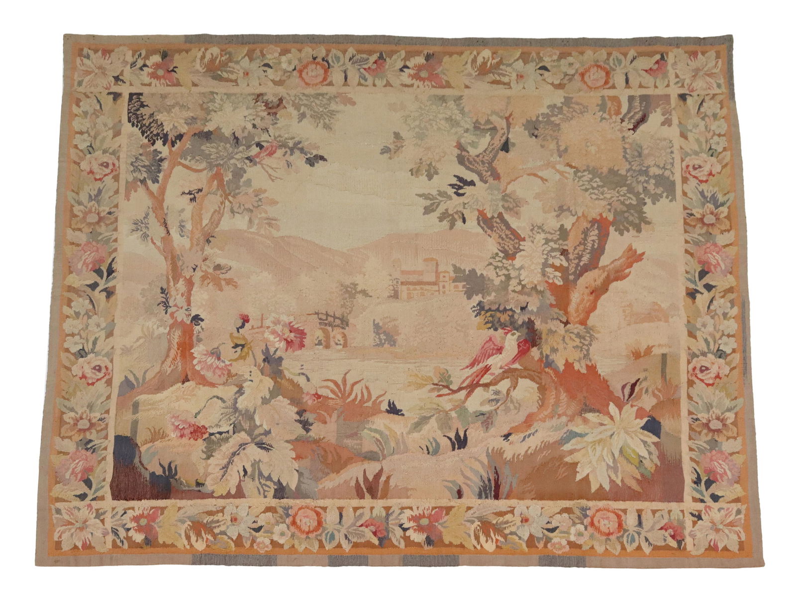 FRENCH VERDURE TAPESTRY, 81" x 84" (1 of 3)