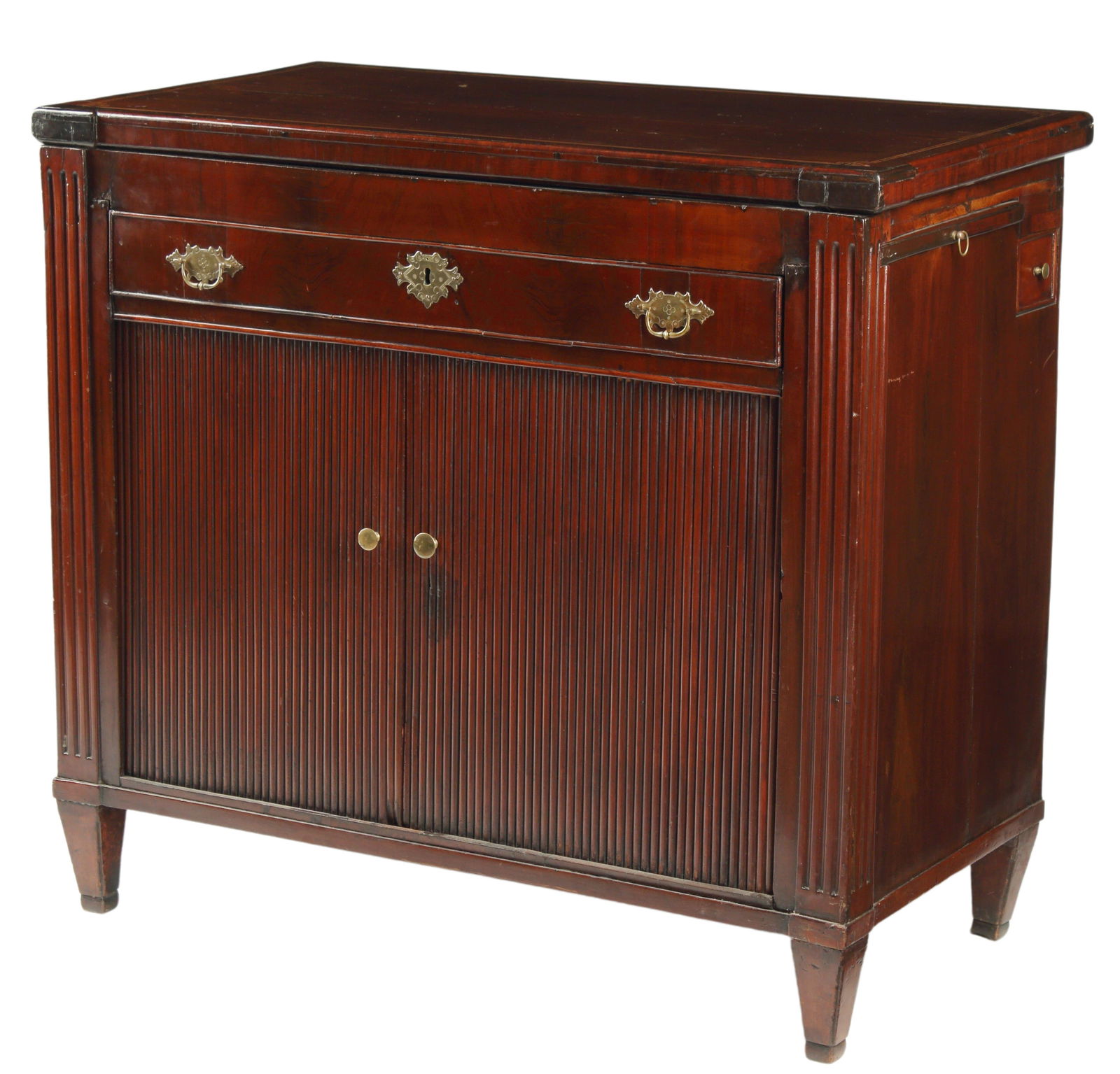 CONTINENTAL INLAID MAHOGANY METAMORPHIC SERVER (1 of 4)