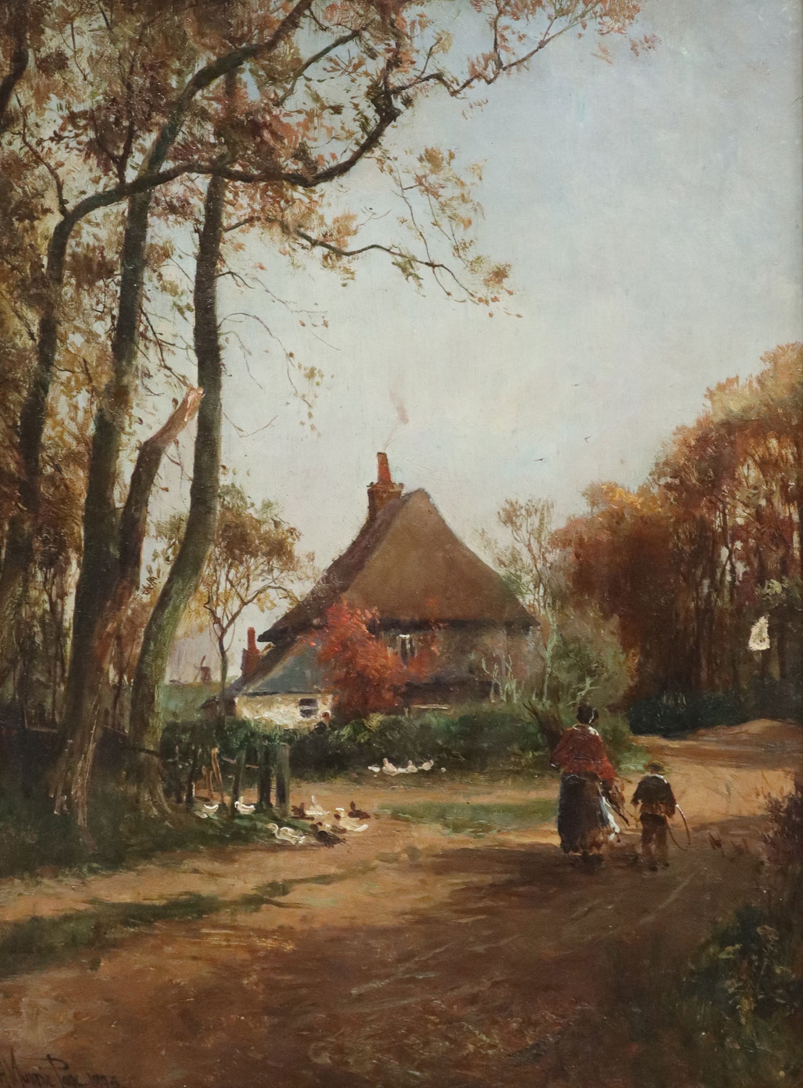 HENRY MAURICE PAGE (1845-1908) COUNTRY LANDSCAPE (1 of 4)