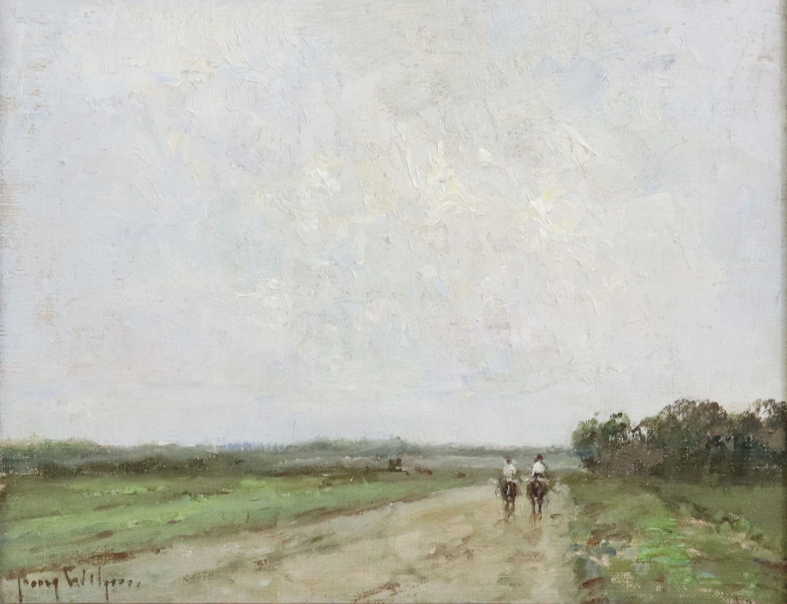 JACQUES WITJENS (1881-1956) PAINTING 'EL REGRESSO' (1 of 6)