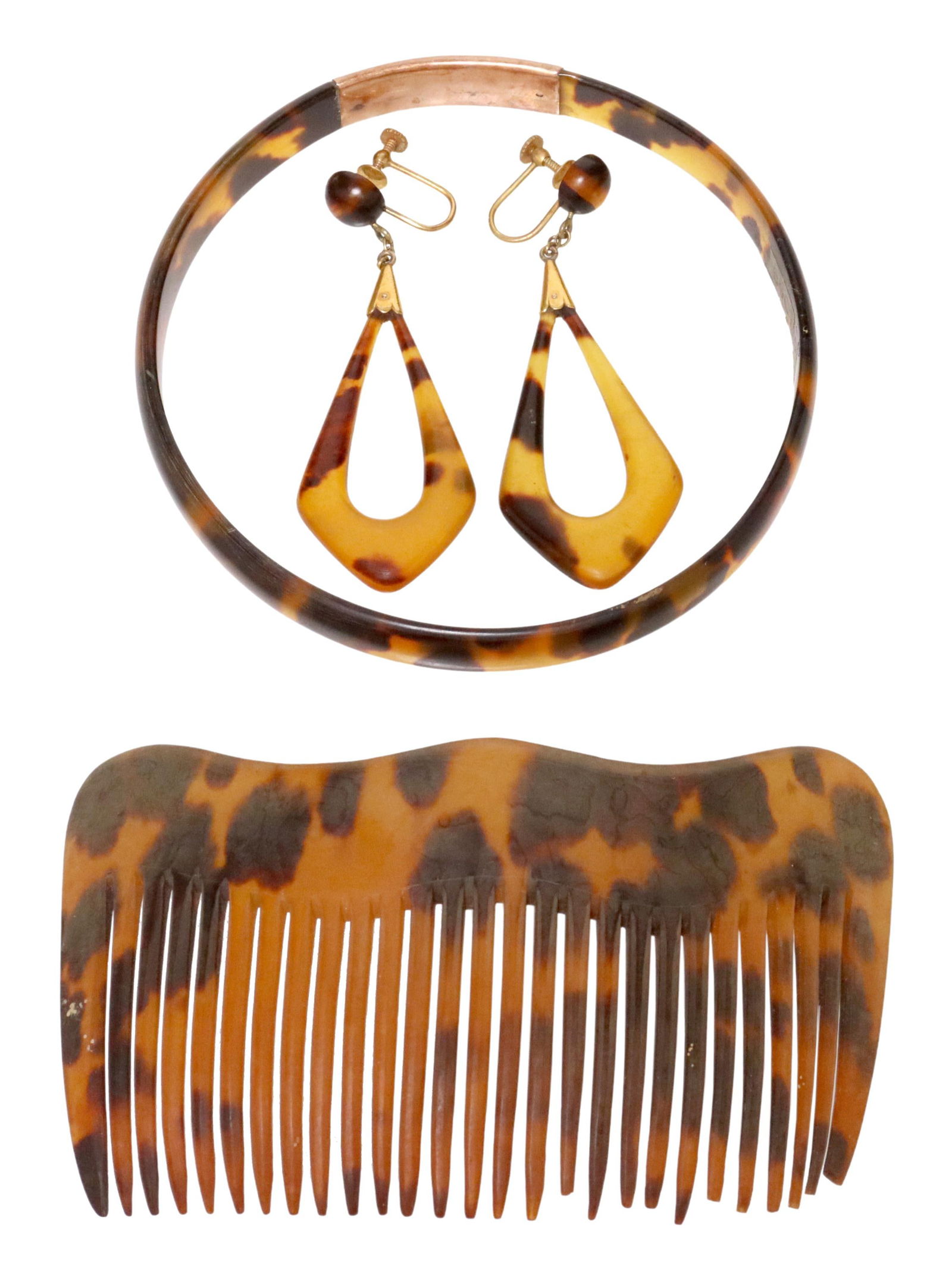 (3) ANTIQUE ESTATE LADYS SHELL ACCESSORIES (1 of 6)