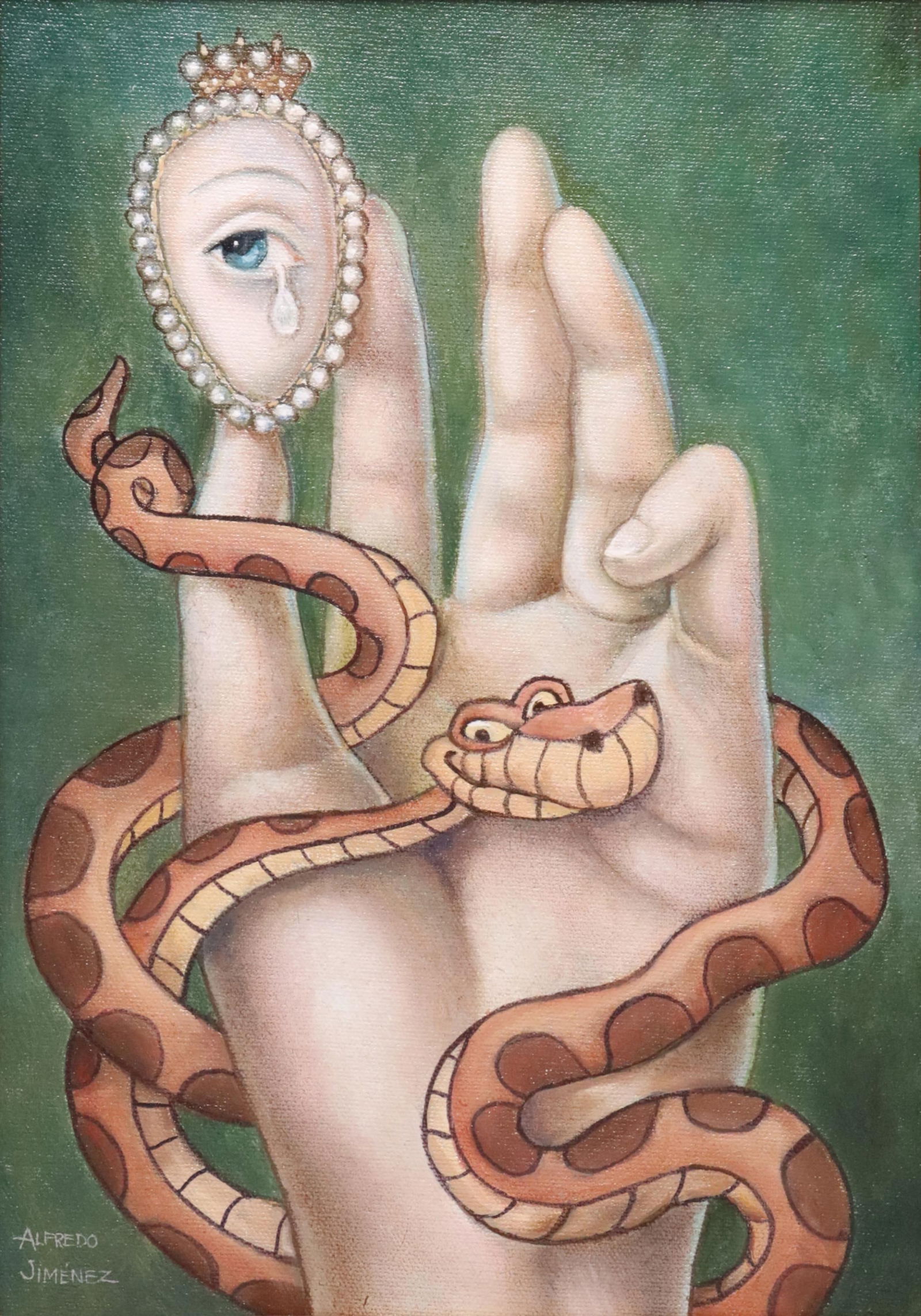 ALFREDO JIMENEZ (MX, B.1954) CONTEMPORARY PAINTING (1 of 4)