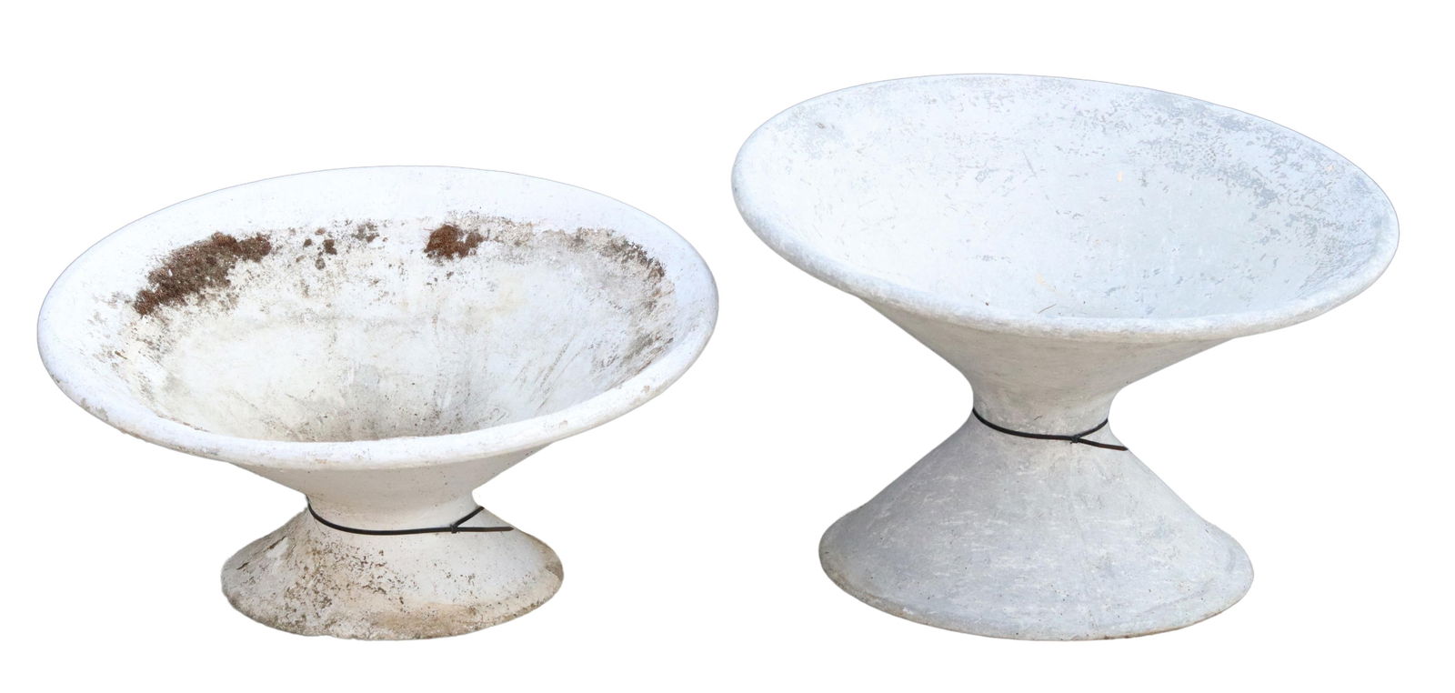 (2) MODERN WILLY GUHL (ATTRIB) OFF-KILTER PLANTERS (1 of 3)