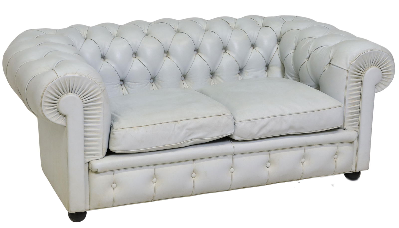 POLTRONA FRAU TUFTED LEATHER CHESTERFIELD SOFA (1 of 3)