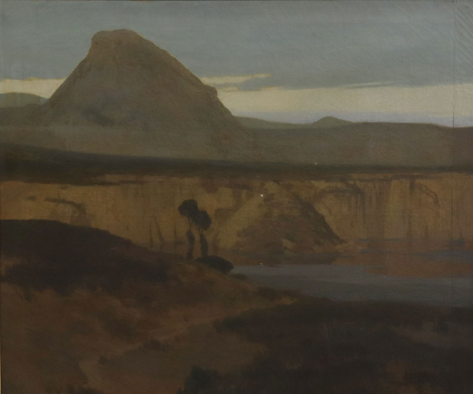 SIGNED J. DUPAS FRENCH LANDSCAPE PAINTING (1 of 6)