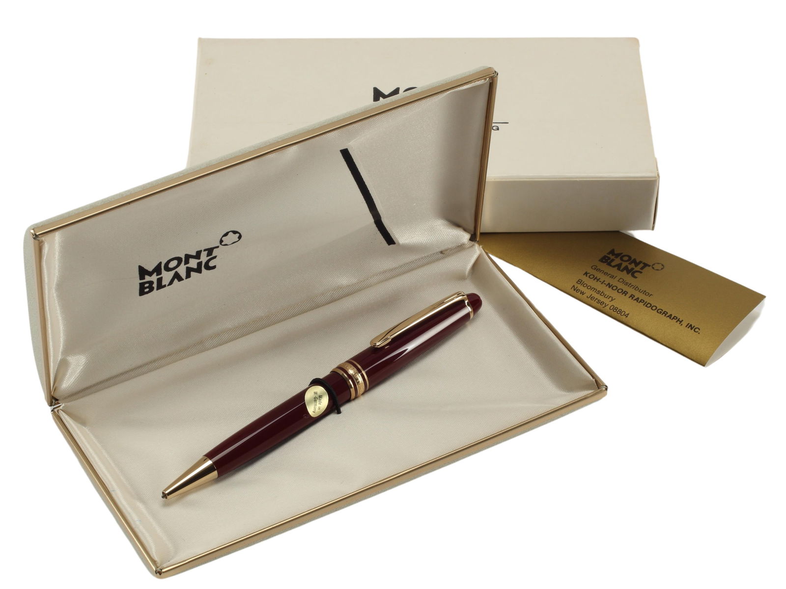 MONTBLANC CLASSIQUE 164R BORDEAUX BALLPOINT PEN (1 of 2)