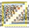 HERMES SILK TWILL SCARF, 'GIBIERS' PATTERN