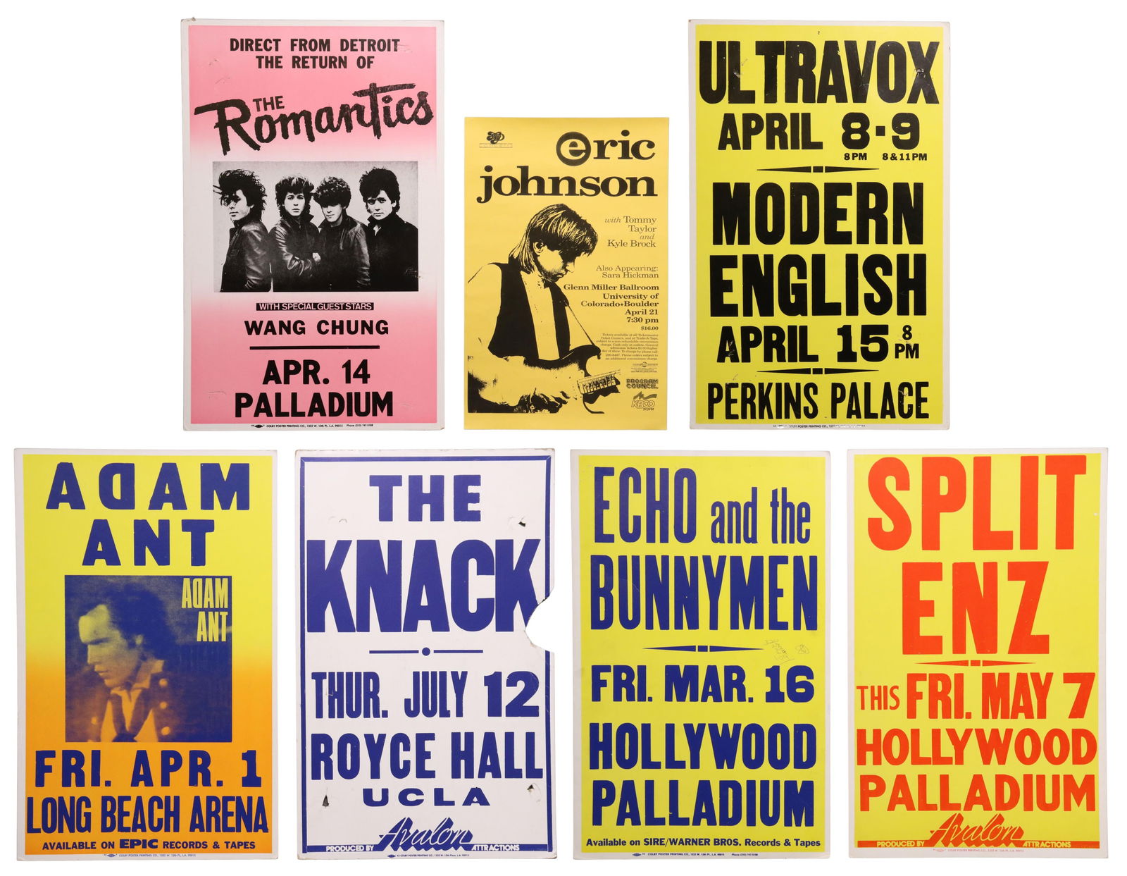 (7) 1979-1991 MODERN ROCK CONCERT & EVENTS (1 of 5)