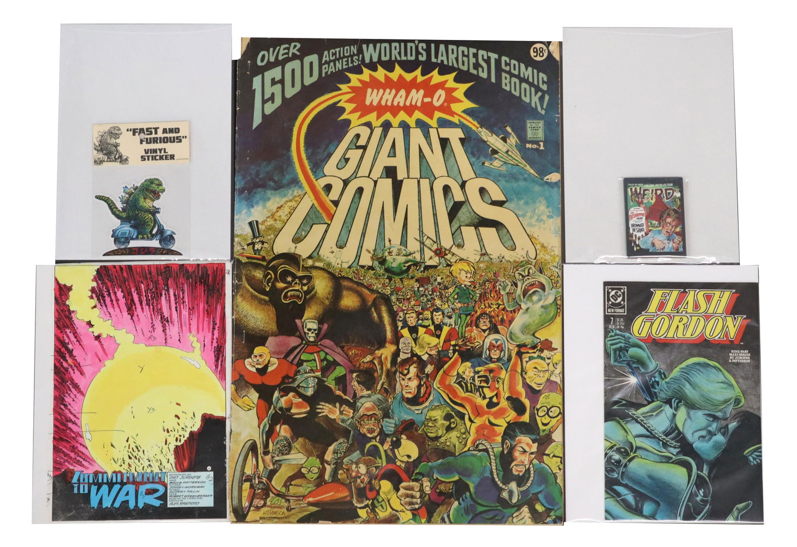 (5) VINTAGE COMIC BOOKS & EPHEMERA, FLASH GORDON (1 of 8)