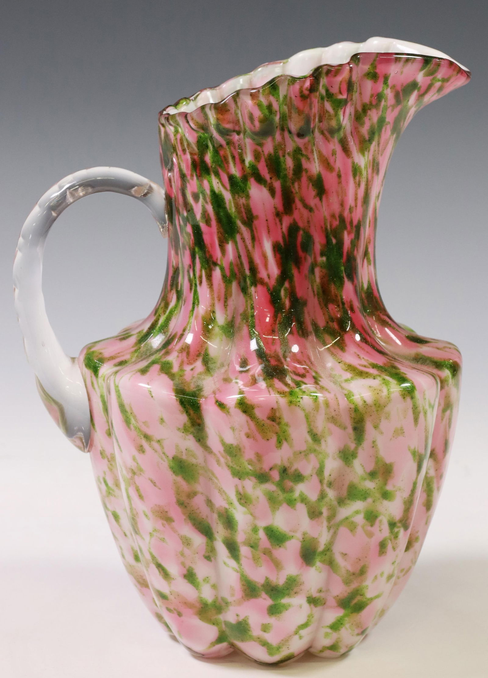 FENTON VASA MURRHINA ROSE ADVENTURINE PITCHER (1 of 5)