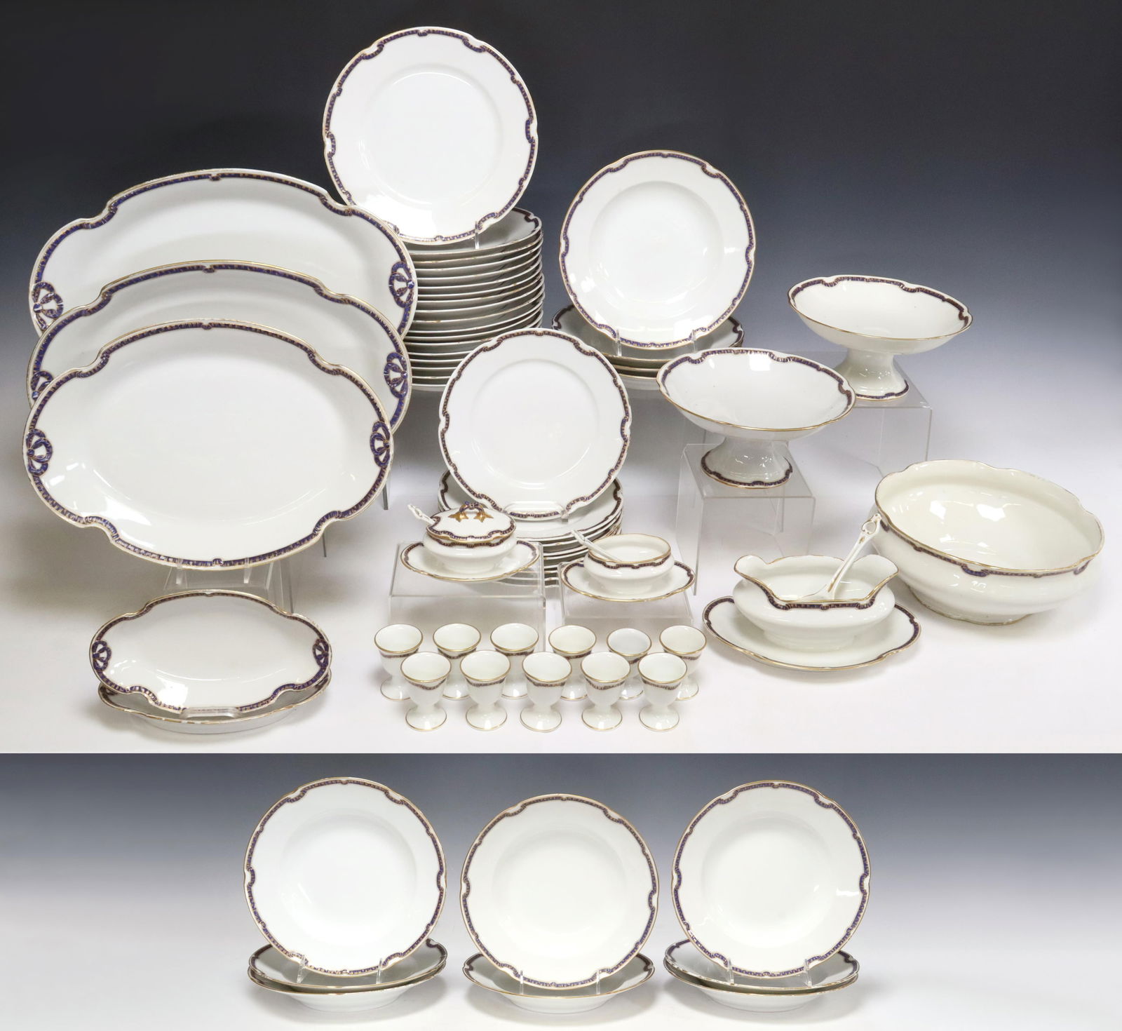 (64) RICHARD GINORI PORCELAIN DINNER SERVICE (1 of 6)