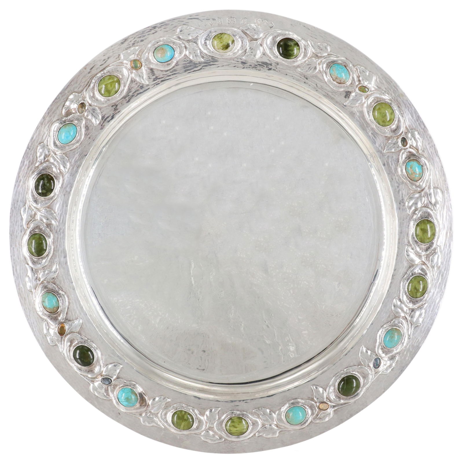 OLIVER BAKER FOR LIBERTY & CO. SILVER CHARGER (1 of 5)