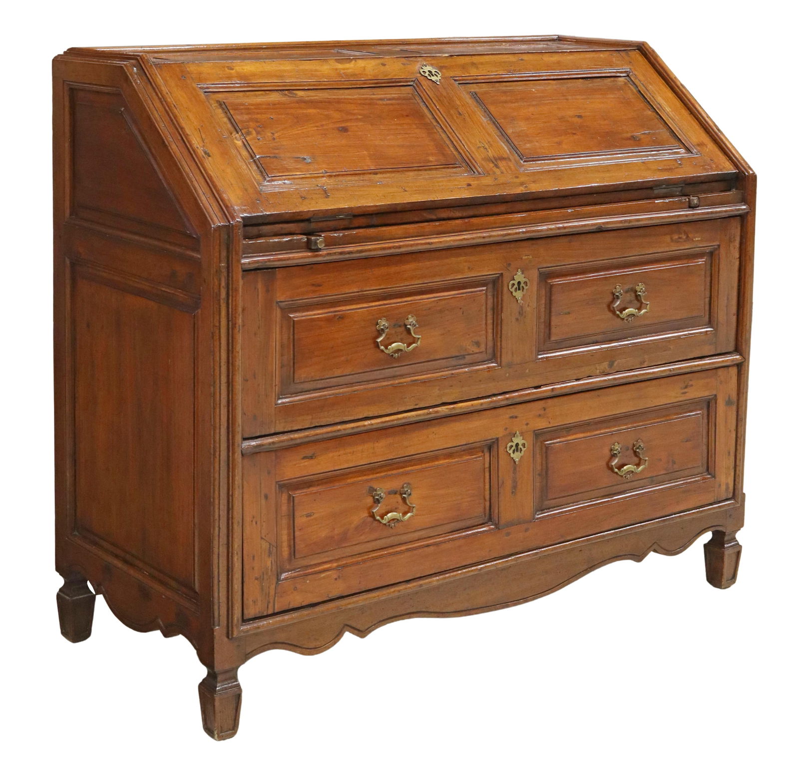 ITALIAN SLANT-FRONT BUREAU, 18TH C. (1 of 6)