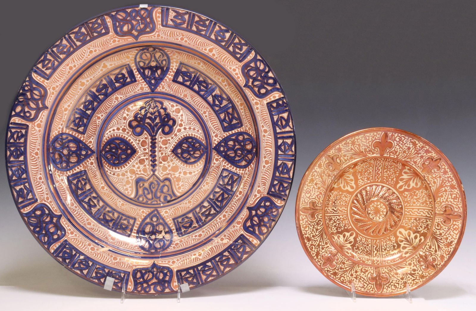 (2) HISPANO-MORESQUE REVIVAL REFLEJOS CHARGERS (1 of 6)