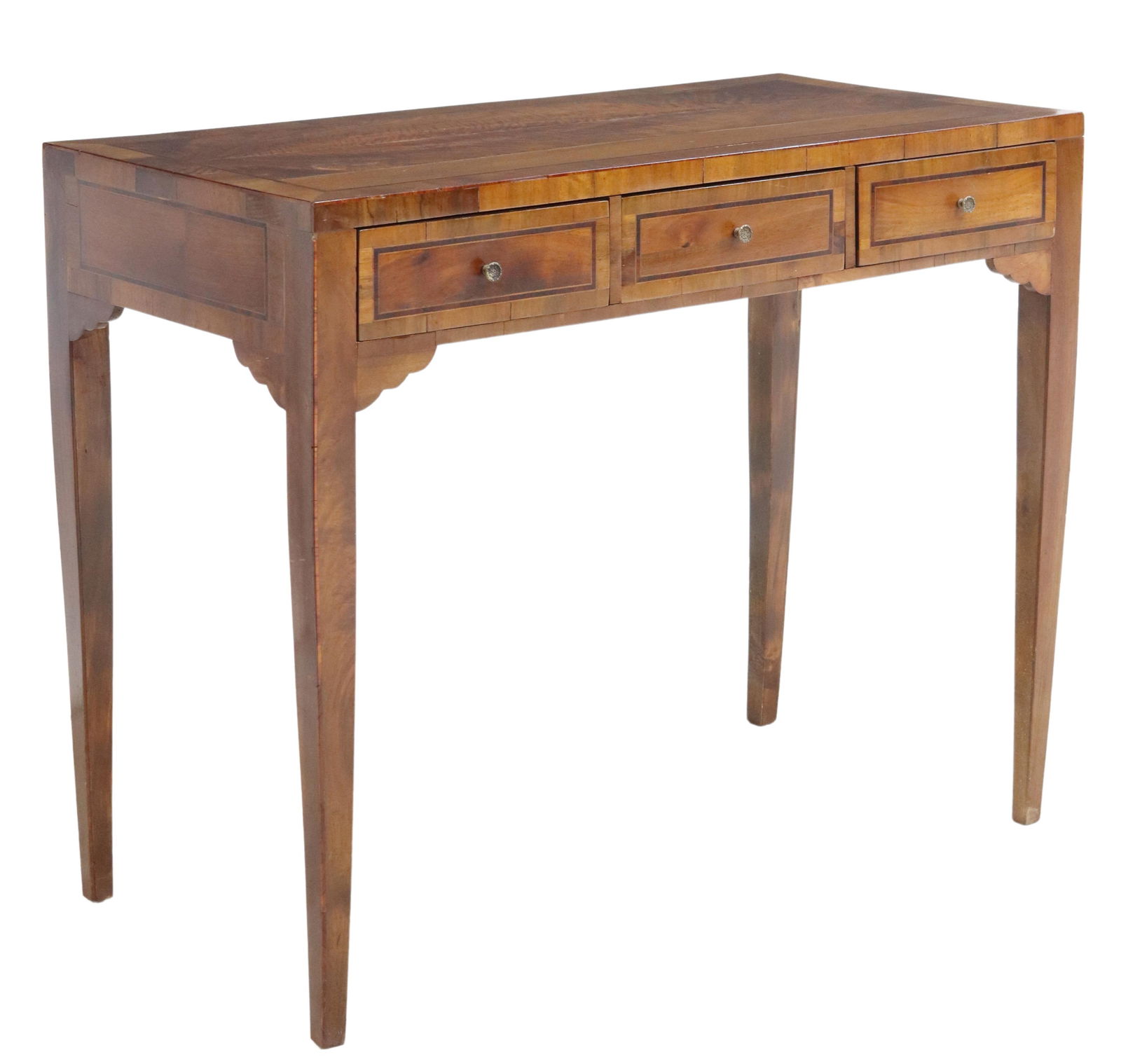 ITALIAN NEOCLASSICAL STYLE WALNUT CONSOLE TABLE (1 of 5)