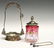 6: VICTORIAN ART GLASS & SILVER PLATE PICKLE CASTOR - 2