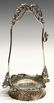 6: VICTORIAN ART GLASS & SILVER PLATE PICKLE CASTOR - 5
