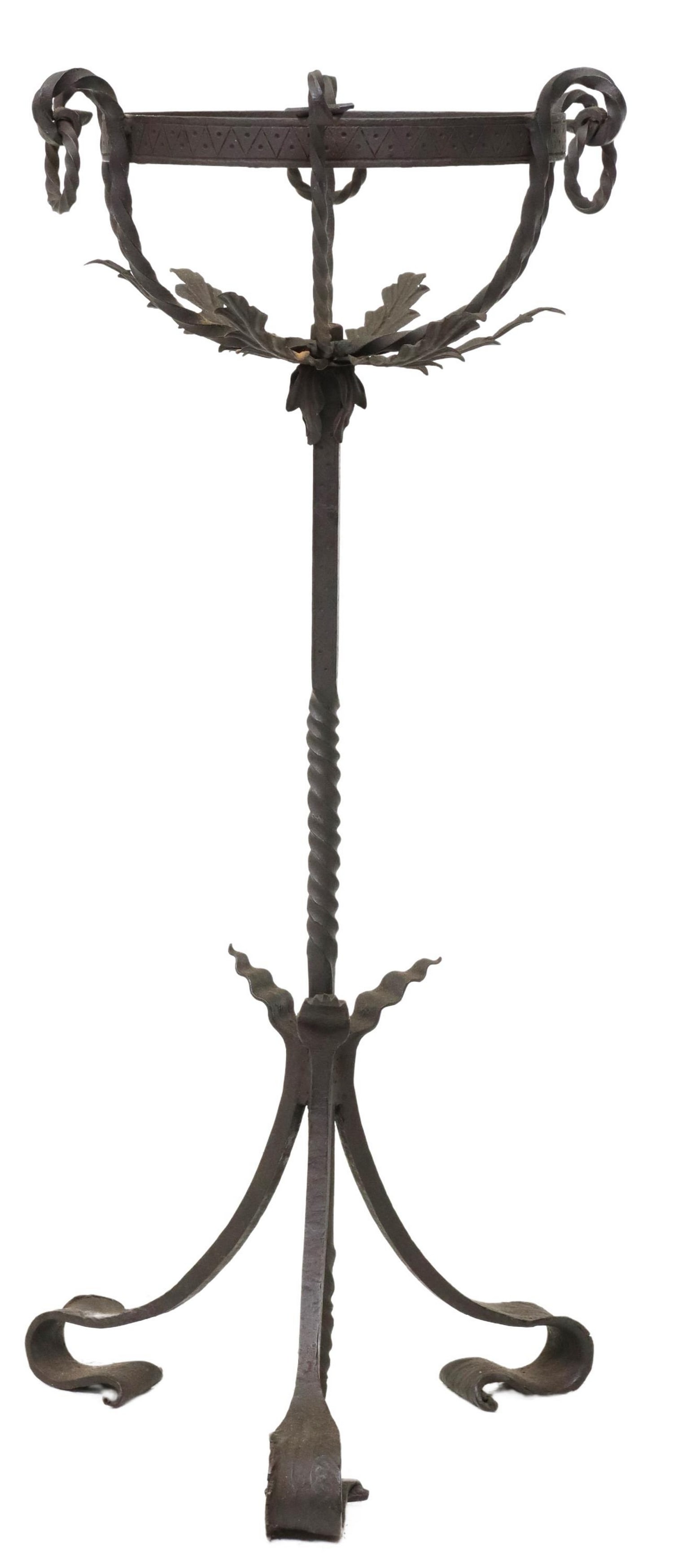 CONTINENTAL WROUGHT IRON PLANTER STAND (1 of 3)
