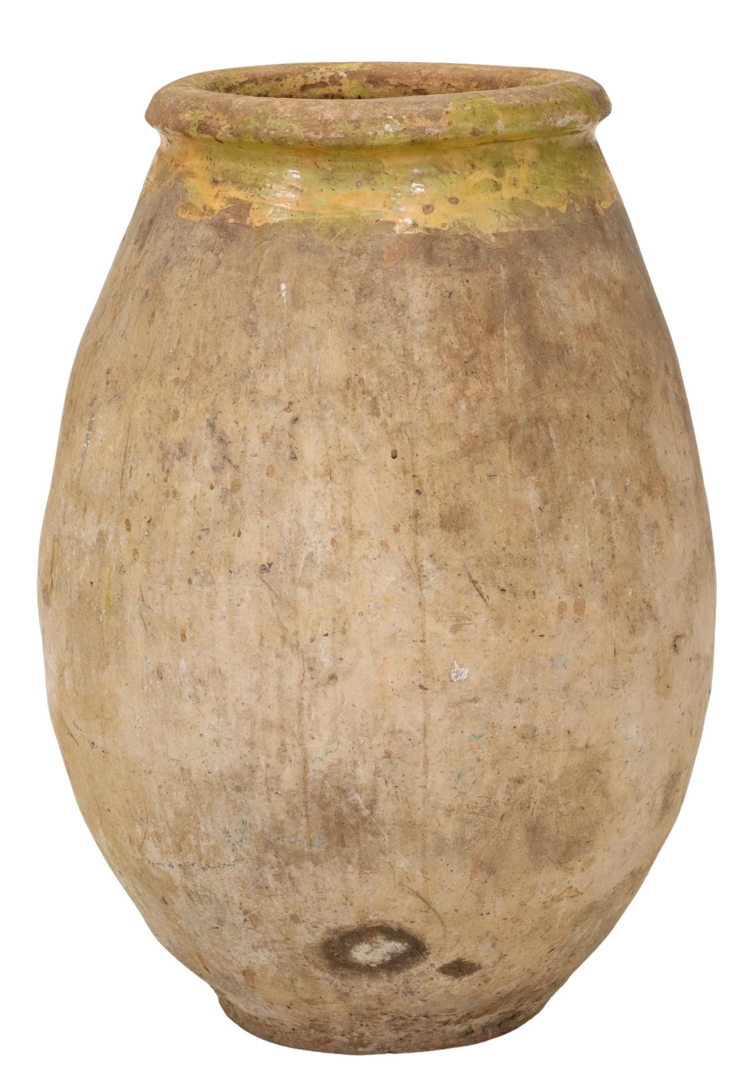 LARGE TUSCAN EARTHENWARE OLIVE JAR, 32.75"H (1 of 4)