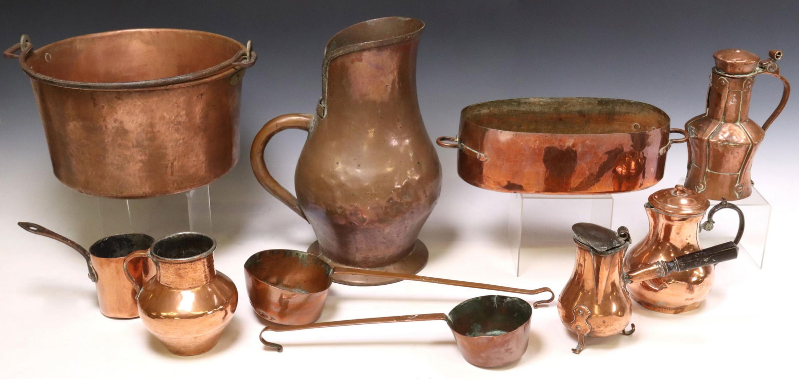 (12) FRENCH COPPER KITCHEN ITEMS (1 of 4)