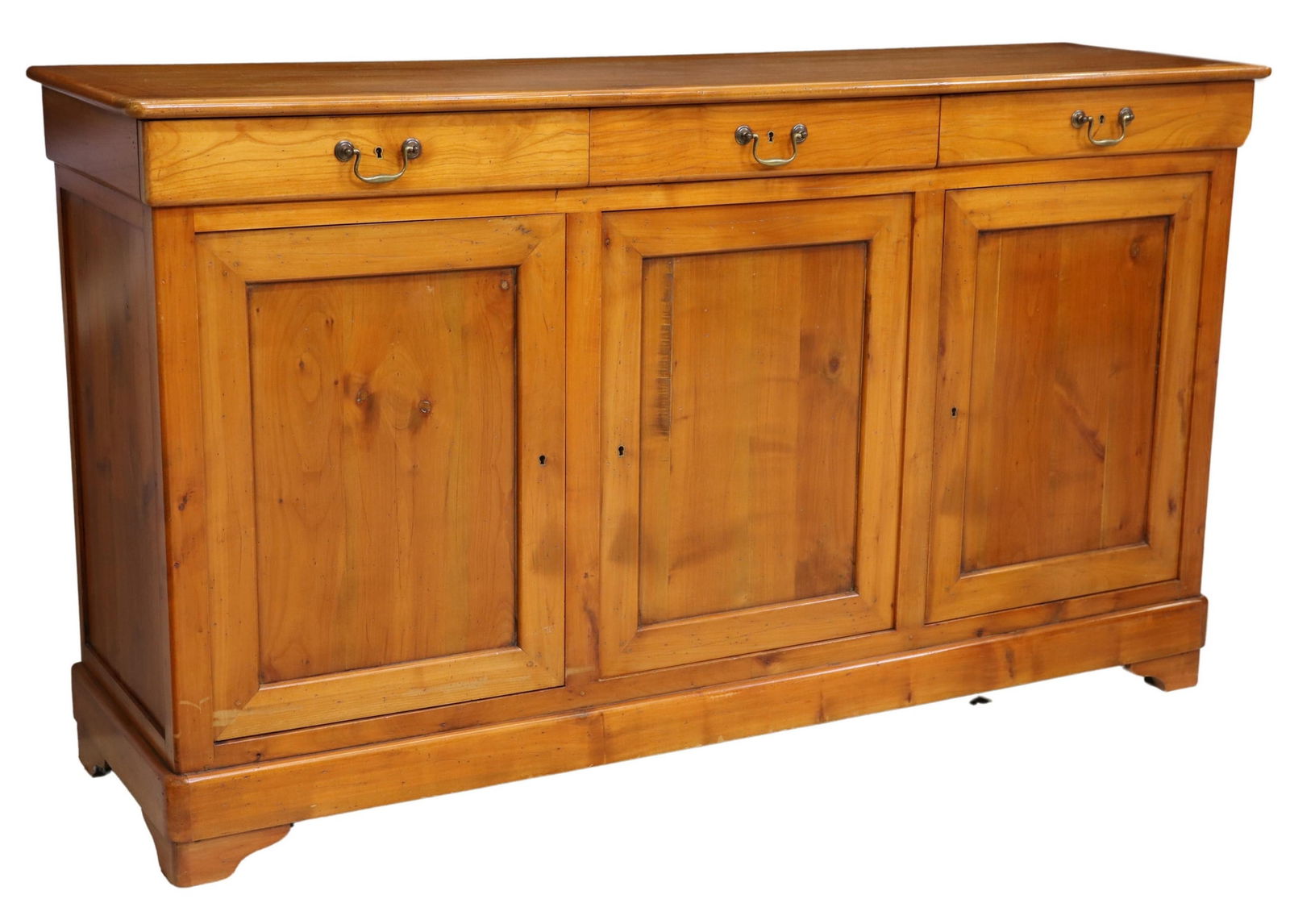FRENCH LOUIS PHILIPPE STYLE FRUITWOOD SIDEBOARD (1 of 7)