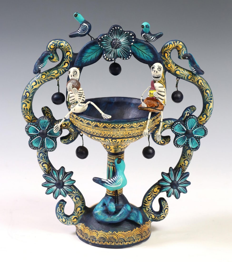 STUDIO CASTILLO ORTA (MX, D.2009) FOLK ART POTTERY (1 of 4)