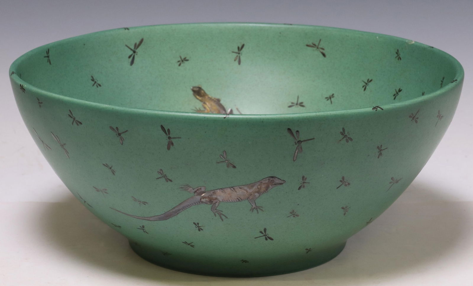 EMILIA CASTILLO TAXCO SILVER OVERLAY IGUANA BASIN (1 of 7)