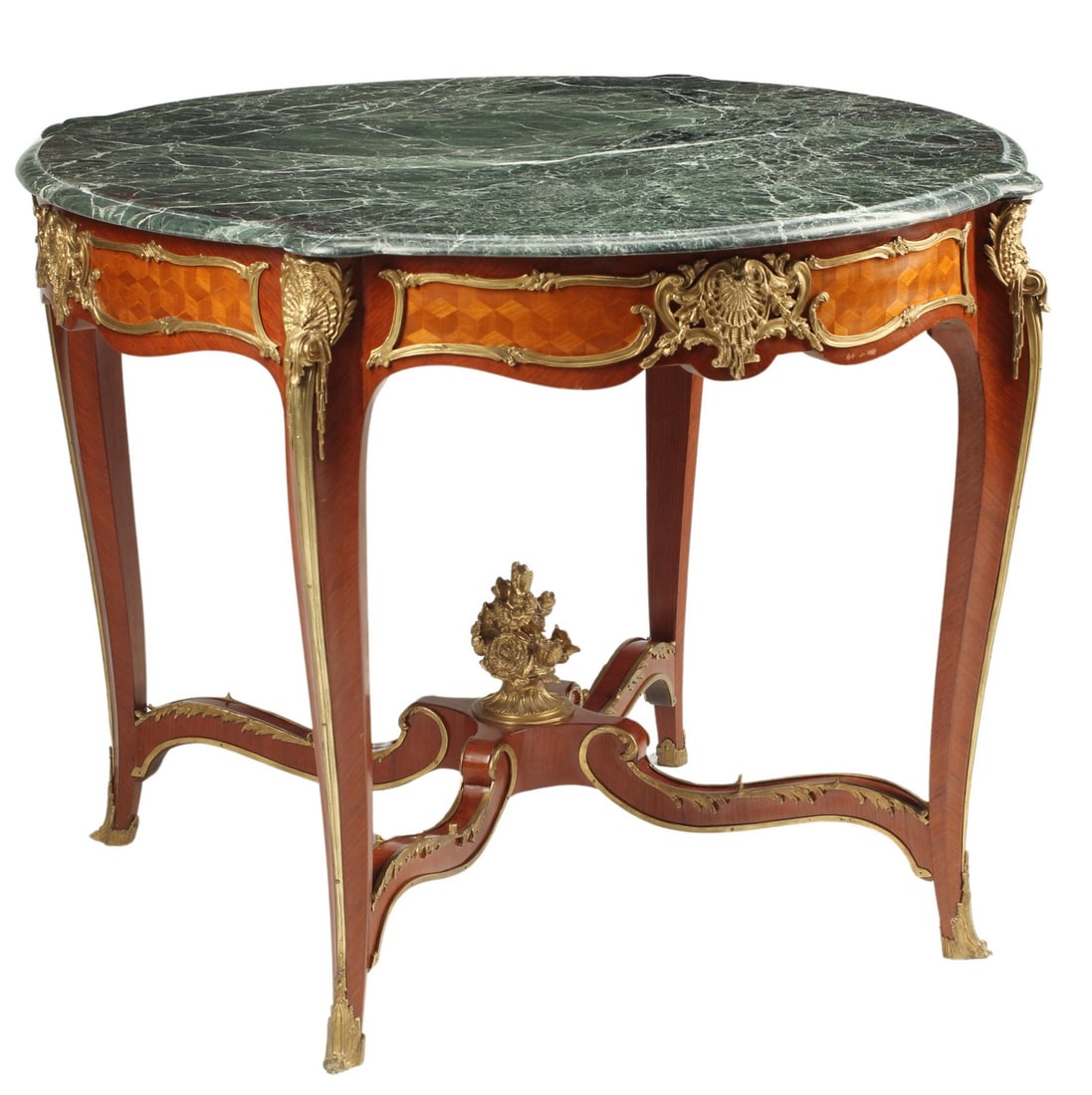 LOUIS XV STYLE ORMOLU-MOUNTED CENTER TABLE (1 of 4)