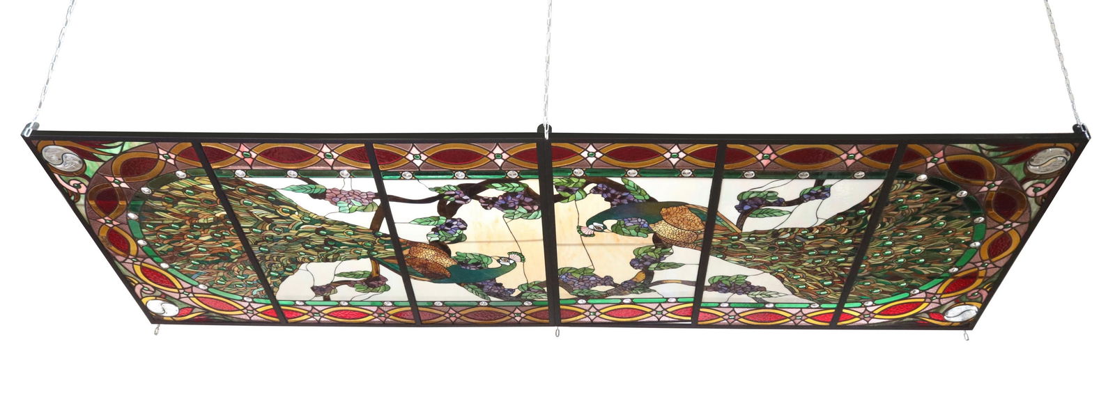 MONUMENTAL ARCHITECTURAL STAINED GLASS SKYLIGHT (1 of 7)