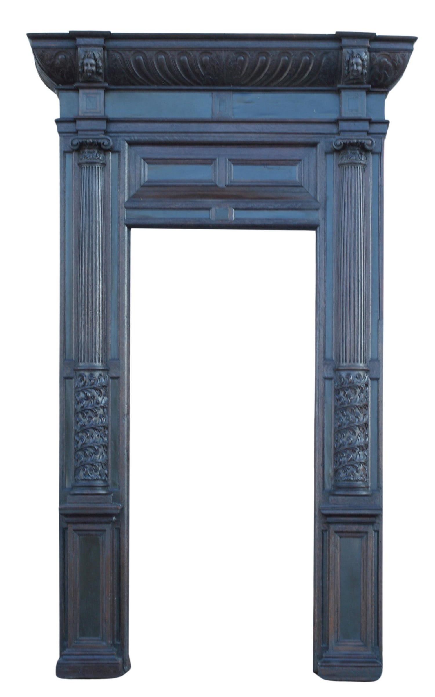 Architectural Carved Door Frame, 104"h Auction